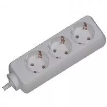 Régua de tomadas Bachmann 3x Schuko H05VV-F 3G 1,50 mm² 16 A/3680 W 3 m