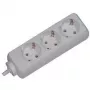 Bachmann SMART 387.271 extensão elétrica, 3 tomadas, 3 m, sem interruptor, branca
