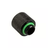 Conetor BitsPower BP-MBCPF-CC3U – latão, preto lacado para sistemas de refrigeração de computador