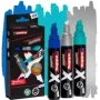 Conjunto de marcadores Edding 4-6900-3-1 — 3 unid., ponta 2,0–10,0 mm, cores sortidas