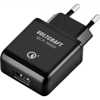 Tomada de carregamento USB VOLTCRAFT QCP-3000 corrente de saída (máx.) 3000 mA 1 x USB Qualcomm Quick Charge 3.0 (VC-11342765)