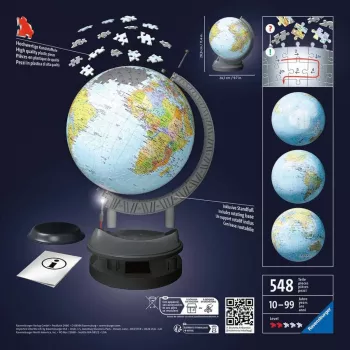 Puzzle 3D Ravensburger globo com luz