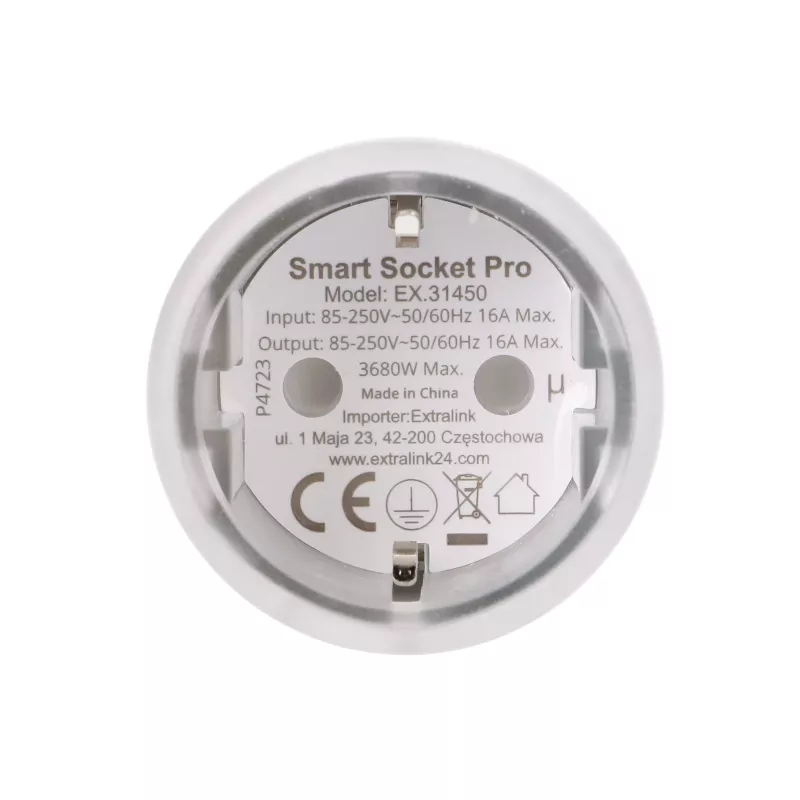 Tomada inteligente Extralink Smartlife Smart Socket SC Pro, Zigbee, Homekit, Tuya, 3680W