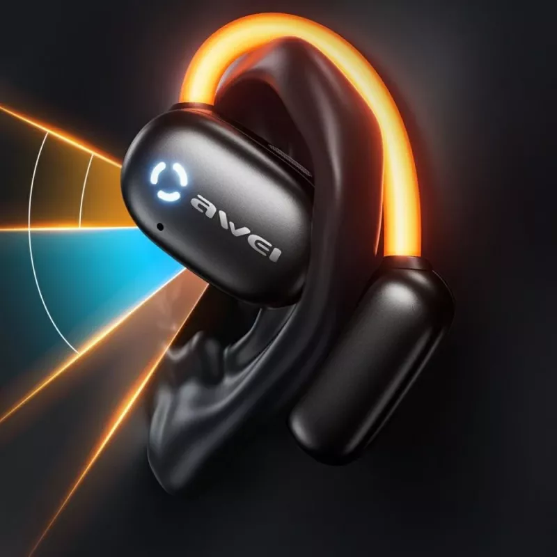 Auscultadores Bluetooth 5.4 TZ13 ANC Spinner preto
