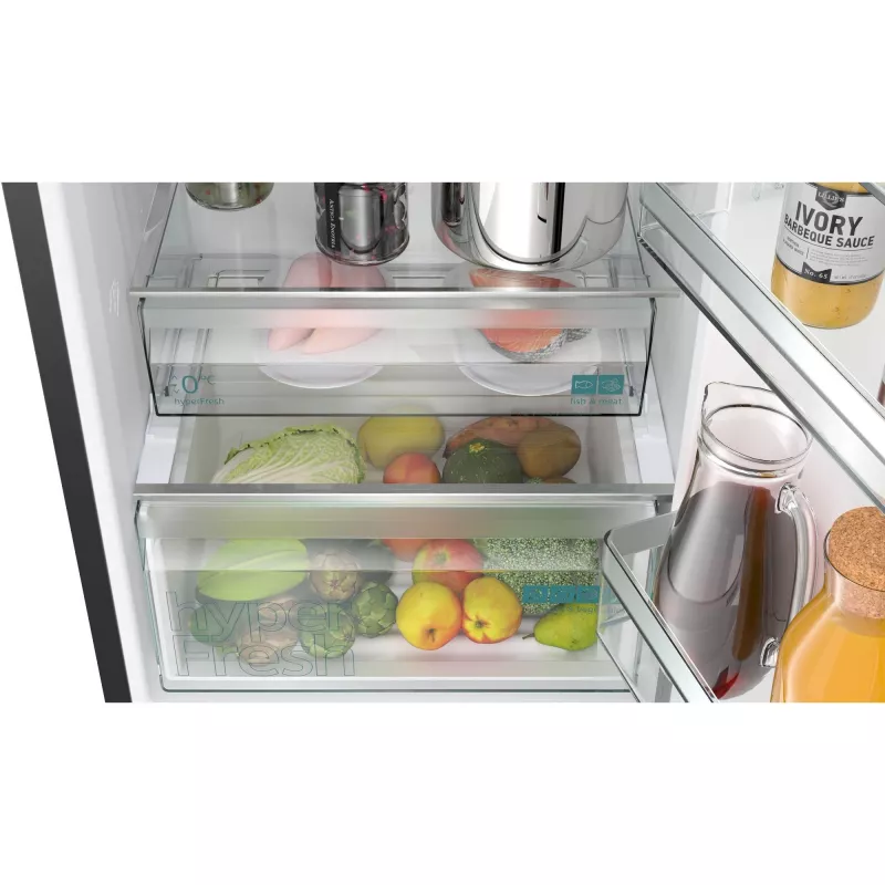 Siemens iQ300 KG39NXXCF Combinado frigorífico-congelador de instalação livre 363 L preto