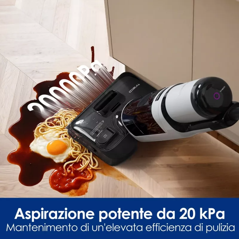 Limpador de pavimentos sem fios Tineco Floor One i5 Stretch Plus – esfregona a húmido e a seco mais leve em formato vertical