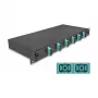 Caixa de fusão de fibra ótica DeLOCK 67001 preto metal 482x220x44mm
