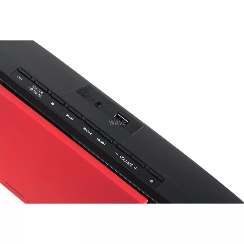 Leitor de CD HiFi Panasonic SC-HC304 vermelho