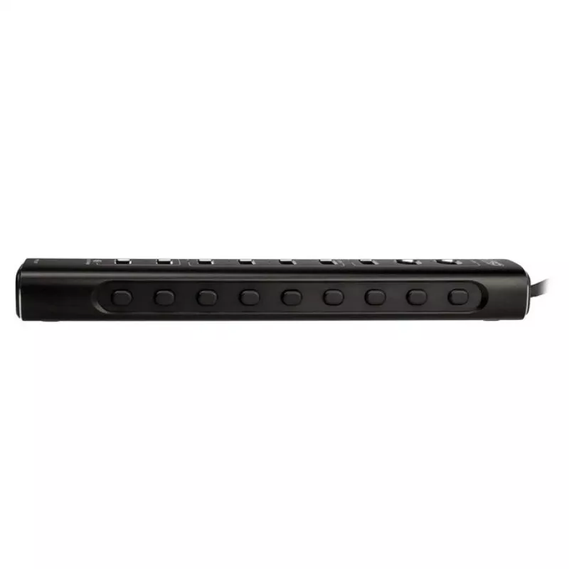Nitro Concepts UH1, hub USB híbrido de 10 portas, USB 3.2