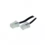 S/CONN 6m RJ45 preto transparente S/CONN 6m RJ45