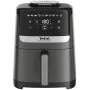Fritadeira Tefal Easy Fry Silence EY551HE0 Individual 5 L Autónoma Fritadeira de ar quente Preto, Cinzento, Aço inoxidável