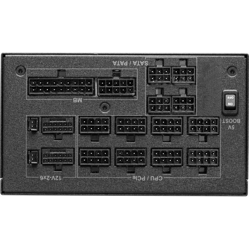 Fonte de alimentação ASROCK Taichi TC-1300T 1300 W 20+4 Pin ATX 80 PLUS Titanium, preta, ventoinha de 135 mm