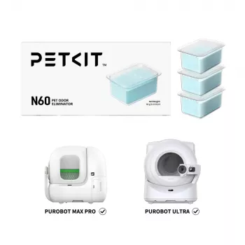 Caixa de areia para gatos Petkit Purobot Ultra Ambientador N60 3 unidades (P9224)