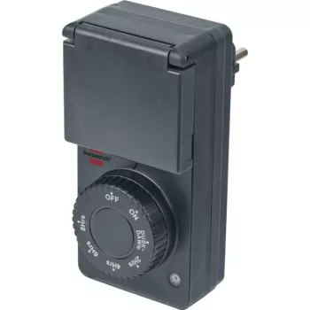 Temporizador com sensor crepuscular DDT IP 44 antracite