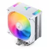 Arrefecedor de CPU Jonsbo CR-1000MAX V2 PWM ARGB branco — dissipador de torre, ventoinha PWM, iluminação ARGB