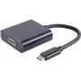 Adaptador gráfico USB ShiverPeaks BS14-05001 USB 3.2 Gen 1 Type-C preto
