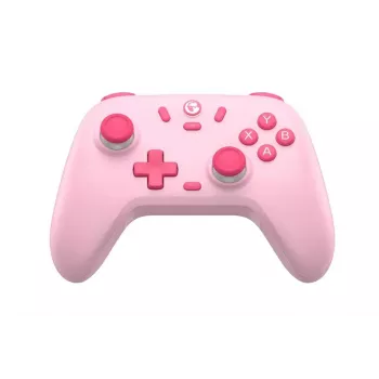 Comando de jogos sem fios GameSir T4n Lite Rosa – compatível com Nintendo Switch, Bluetooth sem fios, suporte de sensor de movimento