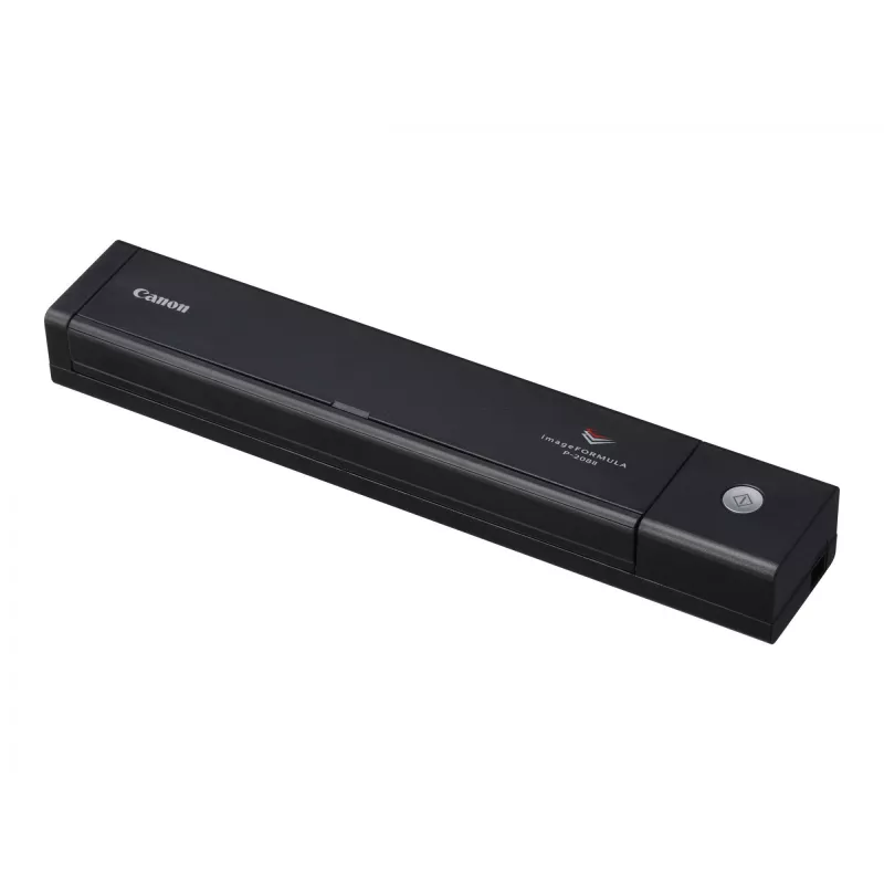 Digitalizador de documentos portátil duplex Canon imageFORMULA P-208II, 216 x 356 mm, 600 x 600 DPI, 24 Bit, 8 ppm, 6 ppm, 16 ipm