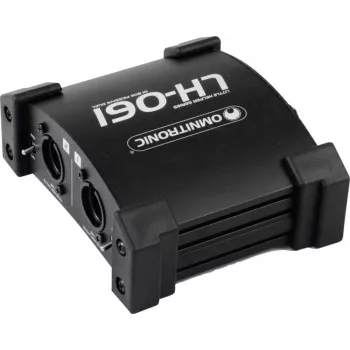 DI-Box passiva Omnitronic LH-061 PRO — DI-Box de 2 canais para saídas simétricas