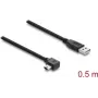 Cabo USB-A para Mini-USB-B DELOCK 81650 – USB 2.0, 2 m, preto