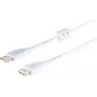 Cabo de extensão USB High Speed 2.0 ShiverPeaks 77125-WF com ficha de ferrite