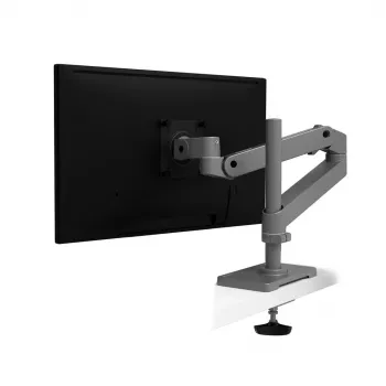 Ergotron LX Pro - Conjunto de montagem (braço para monitor) - para ecrã LCD - montagem com fixação à mesa, coluna alta - alumínio - cinzento escuro - tamanho do ecrã: até 86,4 cm (até 34 polegadas)