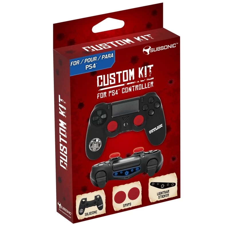 Kit de comando de jogos SUBSONIC SA5511 para PS4 com design ergonómico e instalação fácil
