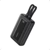 PowerBank 20.000 mAh 30W cabo C/Lightning 1USB-C 1USB-A Azul