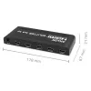 Qoltec 51798 Splitter HDMI ativo 4 x HDMI 4K x 2K | 3,4 Gbit/s