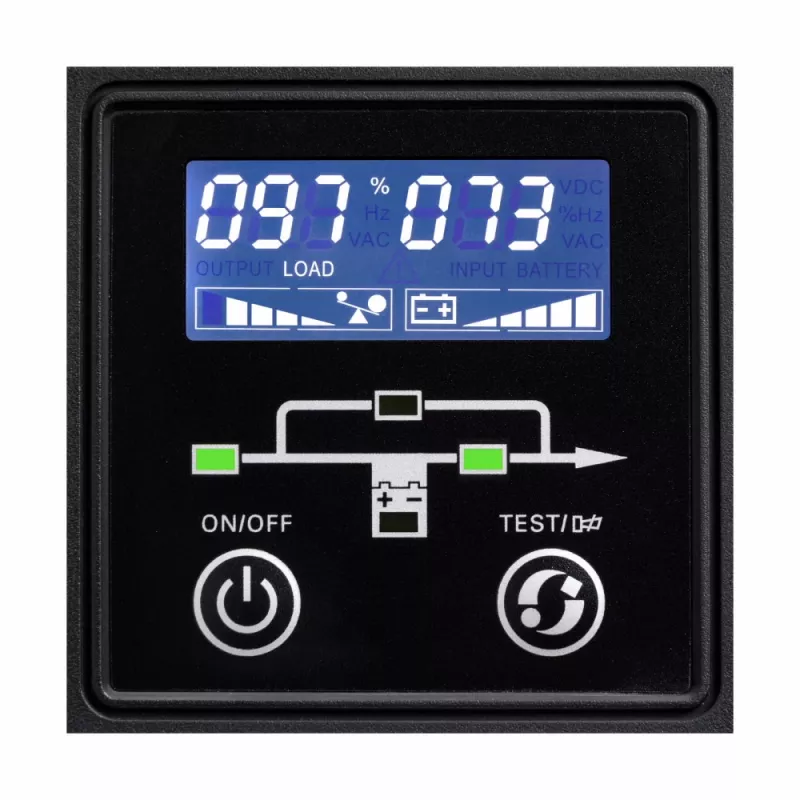 UPS Eaton 9E 2000I fonte de alimentação ininterrupta (UPS) dupla conversão (online) 2 kVA 1600 W 6 saídas AC