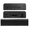 Caixa de computador Akasa Newton S caixa UCFF, Intel NUC, preto