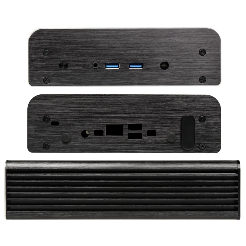 Caixa de computador Akasa Newton S caixa UCFF, Intel NUC, preto