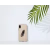 Capa para smartphone man and wood para iPhone XR, Indian preto, capa rígida protetora