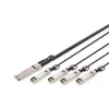 Cabo de ligação direta Digitus DN-81325 40G QSFP+ para 4x SFP+ 5 m