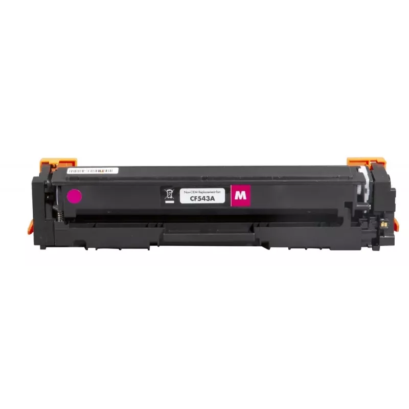 Cartucho compatível Static-Control HP n.º 203A magenta 1,4K (CF543A)/Canon CRG-054M chip novo