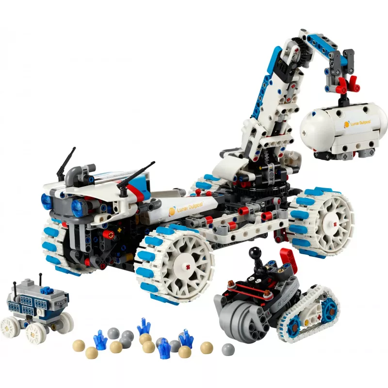 LEGO Technic 42211 Lunar Outpost rover lunar, conjunto de construção, 1082 peças, 10+