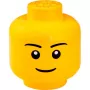 Cabeça de armazenamento Head Boy LEGO Room Copenhagen RC40321724 grande – cabeça de arrumação Room Copenhagen para brincar e organizar inspirado em LEGO
