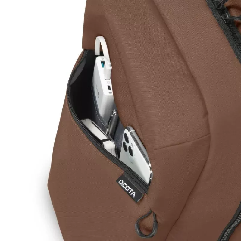 Mochila COMMUTER para portátil 13-16 polegadas, castanha
