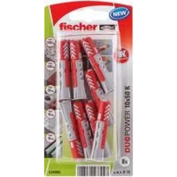 Fischer DuoPower 10 x 50 K NV bucha 50 mm 534995 1 conjunto (534995)