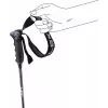 Bastões de marcha nórdica Leki NEOLITE CARBON 125 cm, haste de carbono, branco, punho e alça pretos