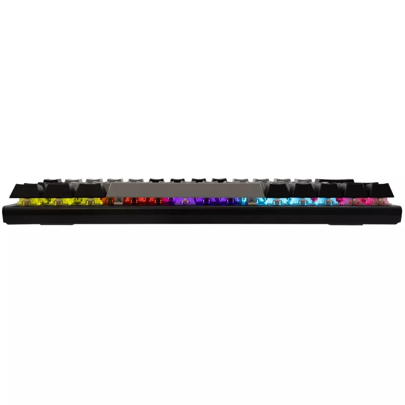 Teclado mecânico gaming White Shark Wakizashi GK-002721V2 — estrutura cinzento-preto, layout US, switches azuis