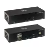 Eaton Tripp Lite Series Kit extensor USB-C para HDMI sobre Cat6 com suporte KVM, 4K 60Hz, 4:4:4, transmissor/receptor, USB, PoC, HDCP 2.2, até 70 m, TAA - Extensão para vídeo