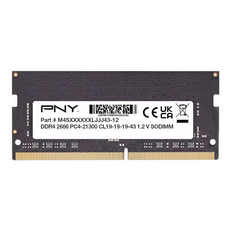 Memória RAM PNY DDR4 SO-DIMM 8GB 2666