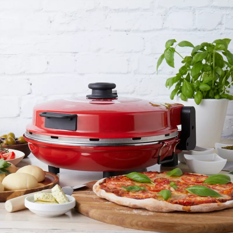 Máquina de pizza Petra PT5666VDE Bella Pizza 1200 W superfície antiaderente, forno de pizza de bancada