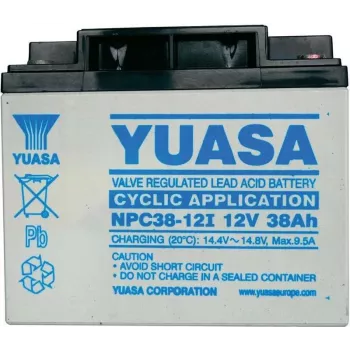Bateria de chumbo-ácido Yuasa NPC38-12 12V 38Ah