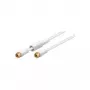Cabo coaxial Wentronic 67288-GB branco