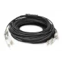 Cabo breakout universal de fibra ótica pré-montado Digitus Multimodo OM4 8 fibras LC/UPC 50 m