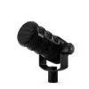 Microfone de estúdio RØDE PodMic USB — Cardioide XLR/USB, 24 bits/48 kHz, USB-C, saída para auscultadores, botão rotativo de volume, preto