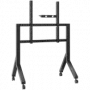 Suporte móvel para TV ONKRON TS2081-B para televisores de 70–110 polegadas, preto, suporte de chão em aço com rodas, capacidade de 125 kg, VESA 200x200–1000x800