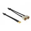 Cabo coaxial DeLOCK 89467 RG-58 5 m 2x ficha N 2x ficha SMA preto